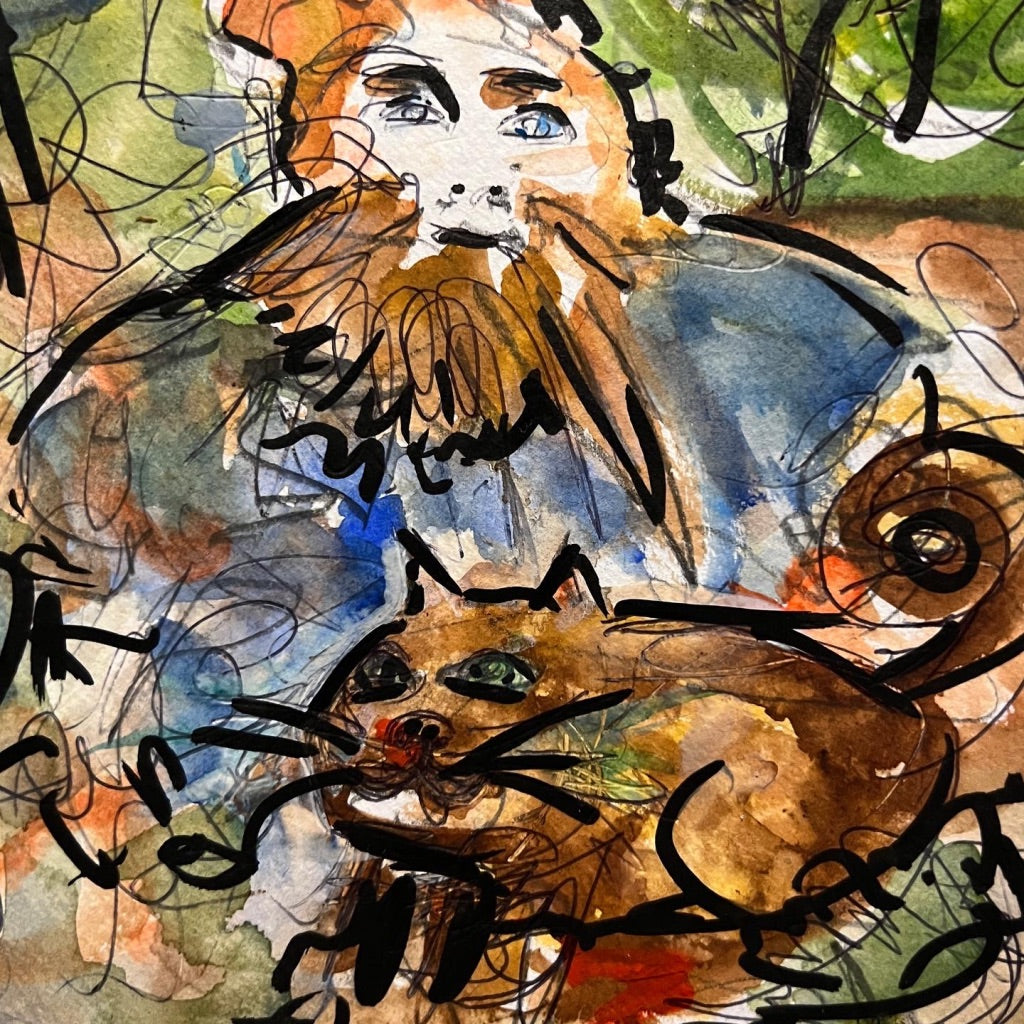 The Forest Guardian – Original Watercolor by Bobby Anderson