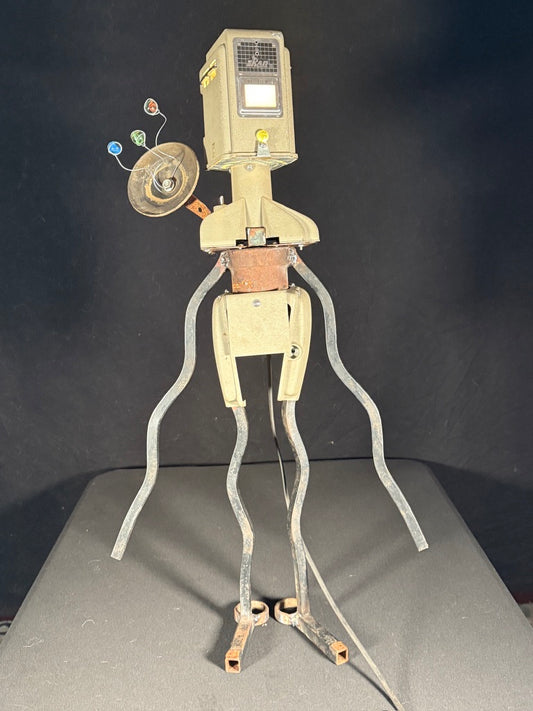 Previewer vintage slide projector robot lamp by Bobby Anderson, RVA246