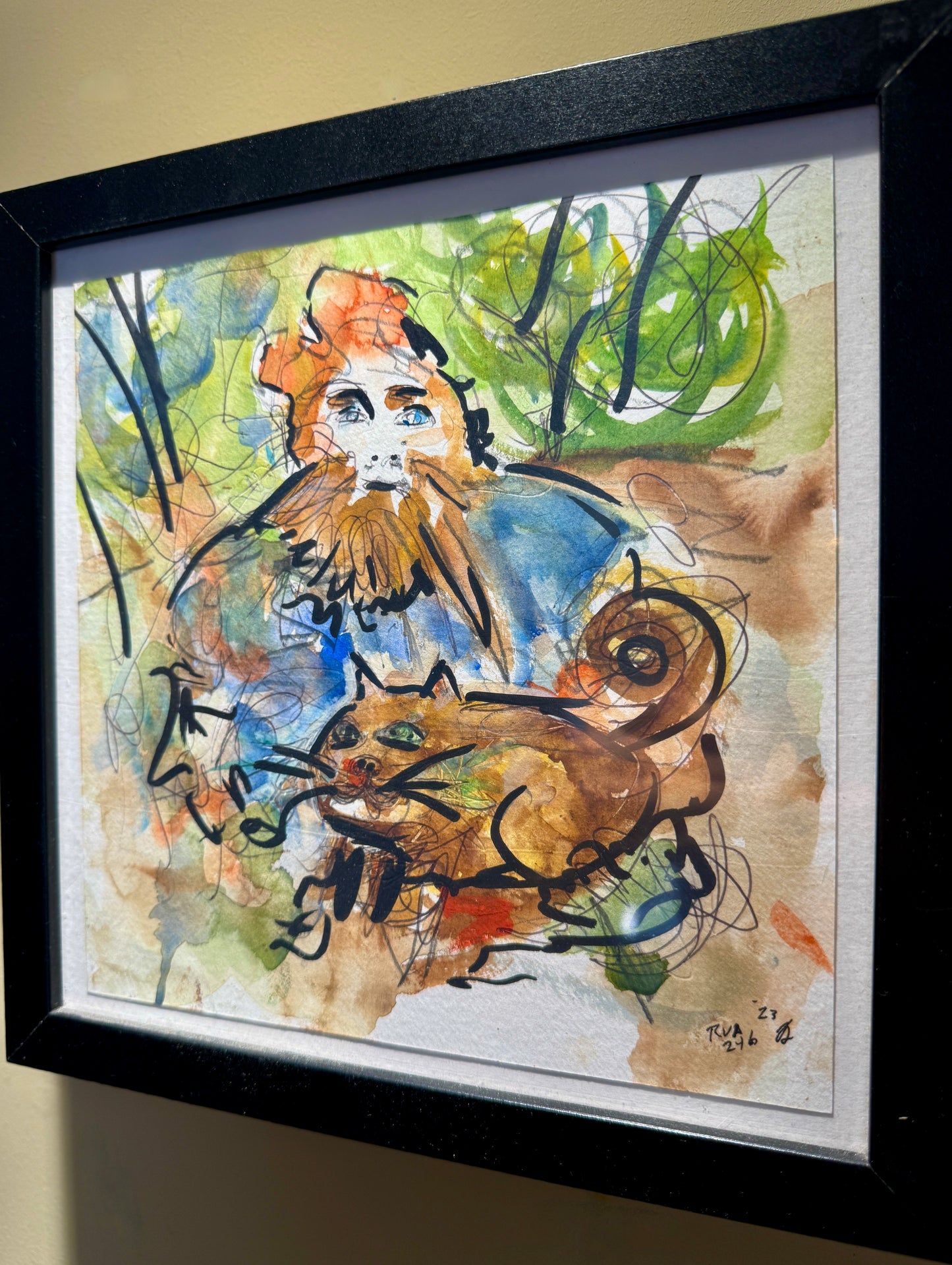 The Forest Guardian – Original Watercolor by Bobby Anderson