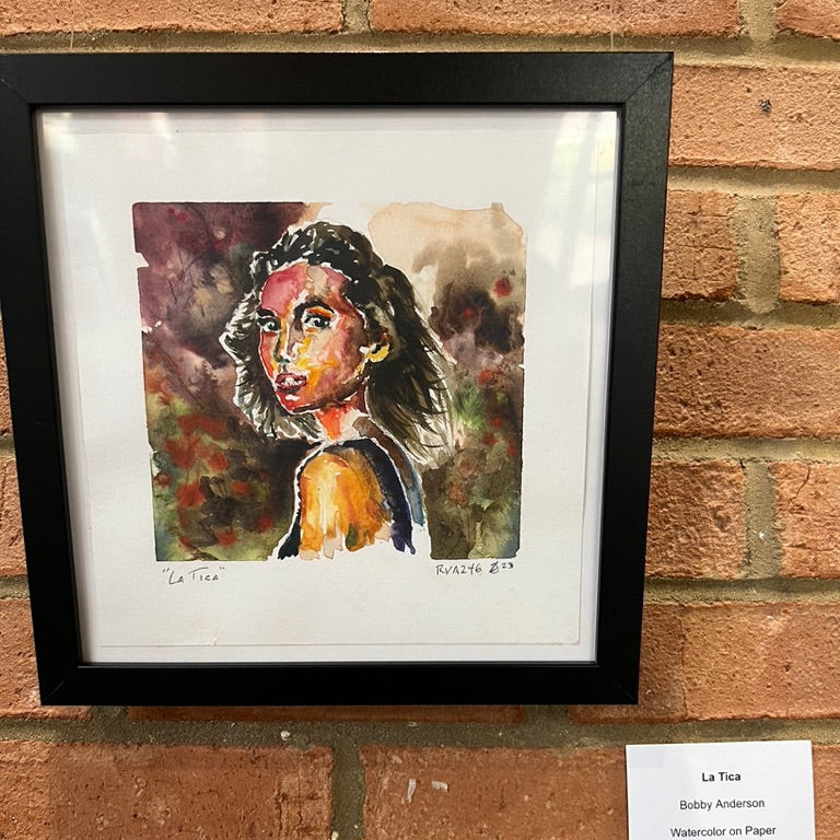 La Tica – Original Watercolor by Bobby Anderson
