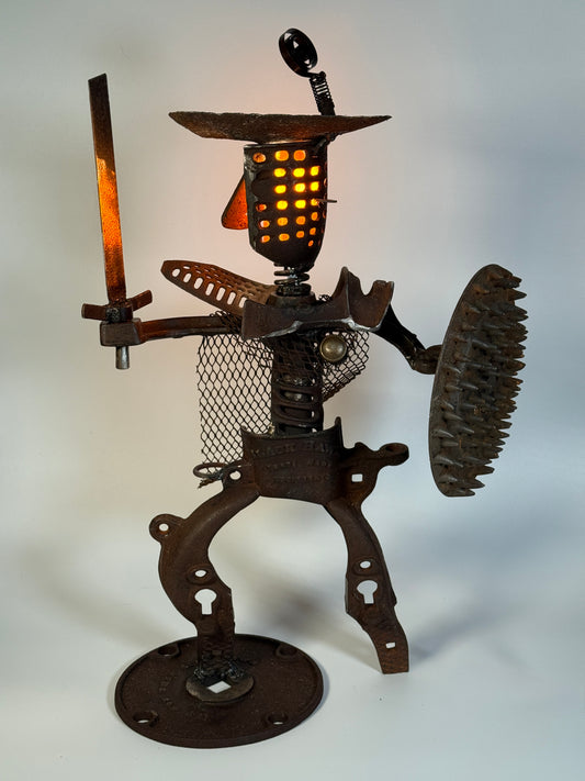 Don Qui'lote, Original Sculptural Robot Lamp
