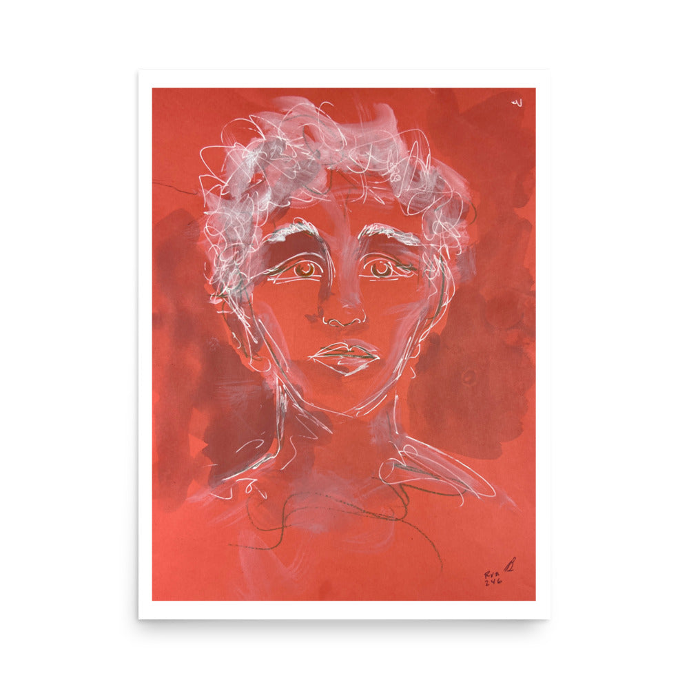 John, Watercolor by RVA246 - Art Print