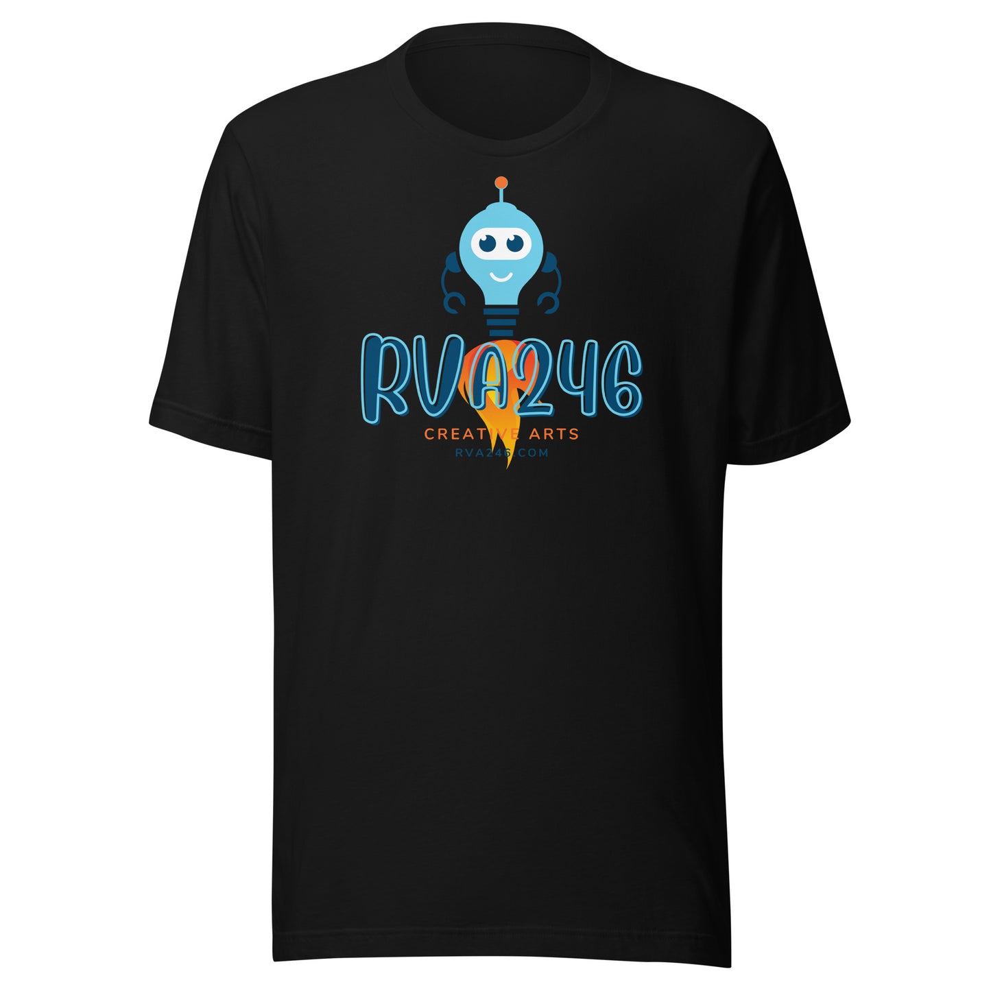 RVA246 Rocket Bot Logo - Unisex T-Shirt