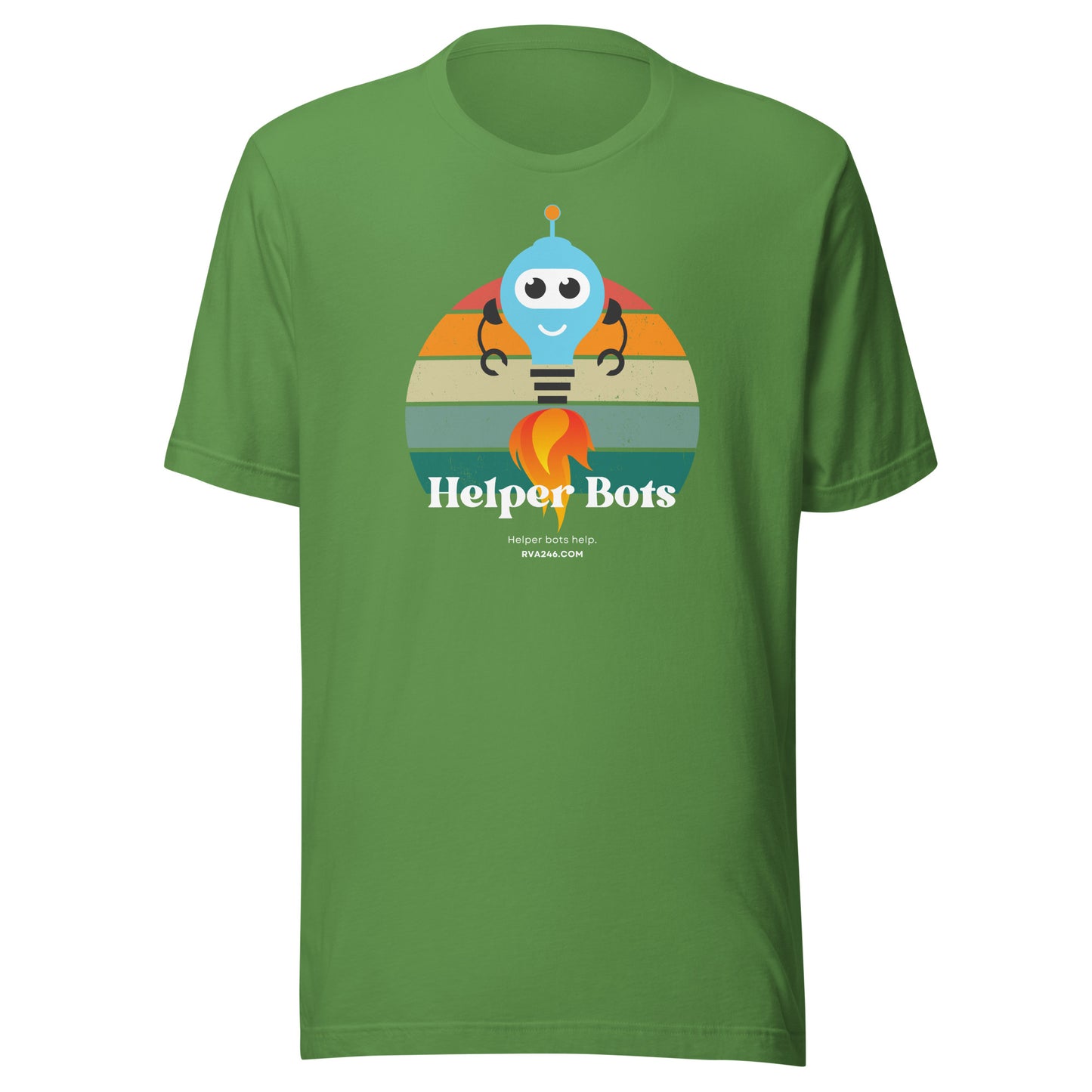 Helper Bots Help Retro Dark - Unisex T-Shirt