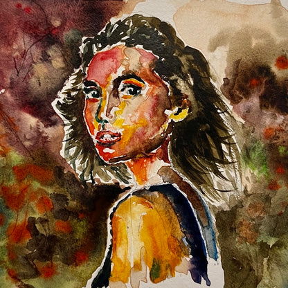 La Tica – Original Watercolor by Bobby Anderson