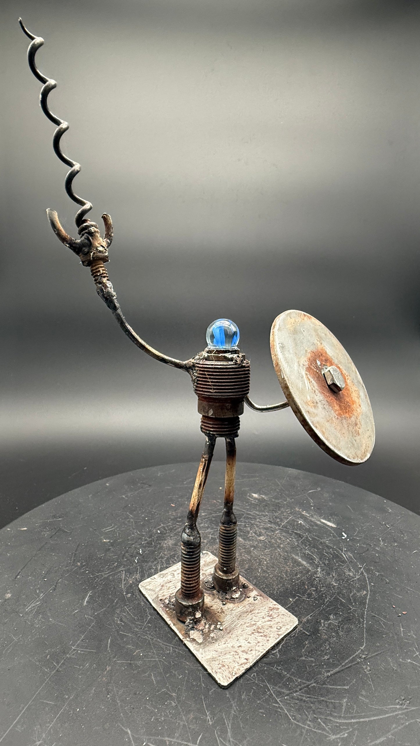 Helper Bot #260 - Original Functional Art Corkscrew