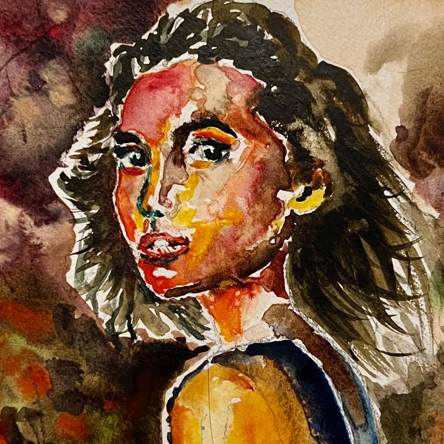 La Tica – Original Watercolor by Bobby Anderson