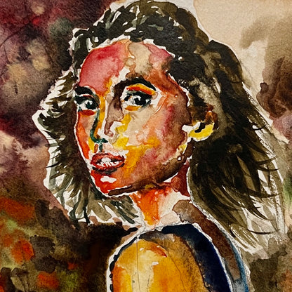 La Tica – Original Watercolor by Bobby Anderson