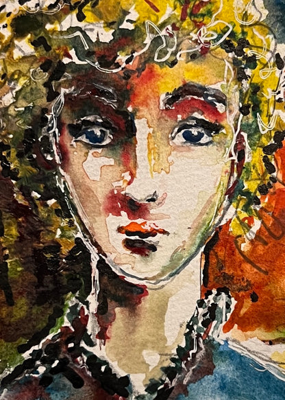 Dreaming in Open Country – Original Watercolor by Bobby Anderson