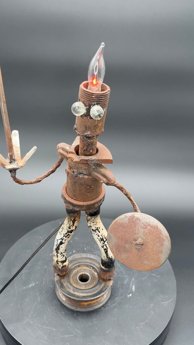 Adventurer – Original Robot Art Lamp and Sculptural Lighting