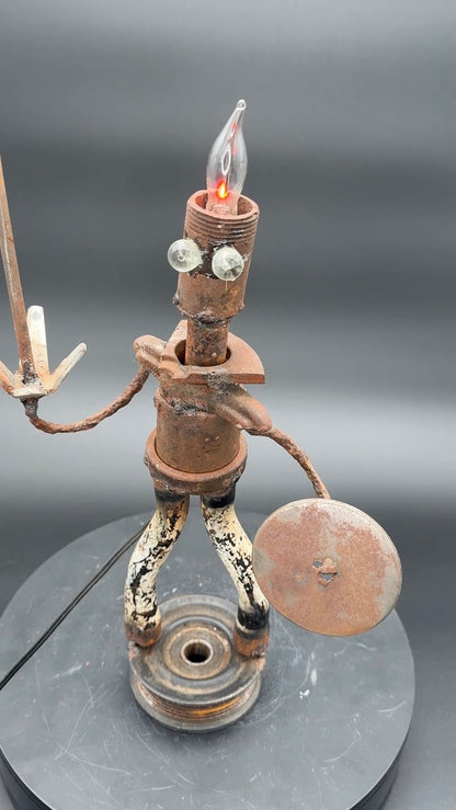 Adventurer – Original Robot Art Lamp and Sculptural Lighting