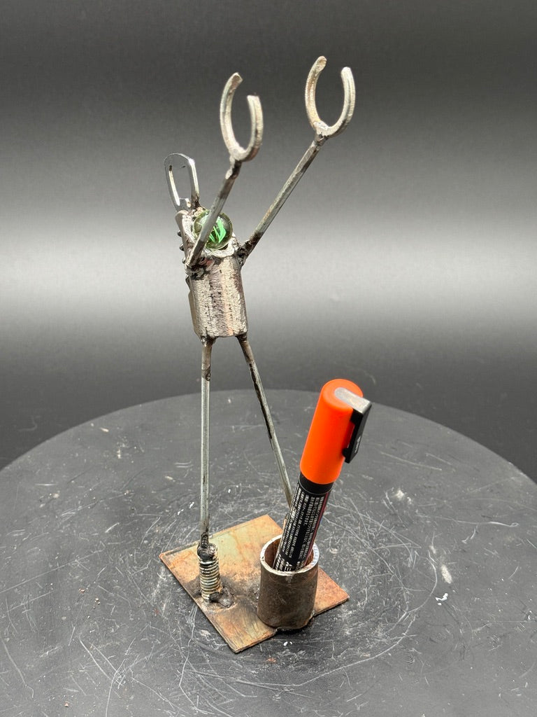 Helper Bot #160 - Original Art Object Holder