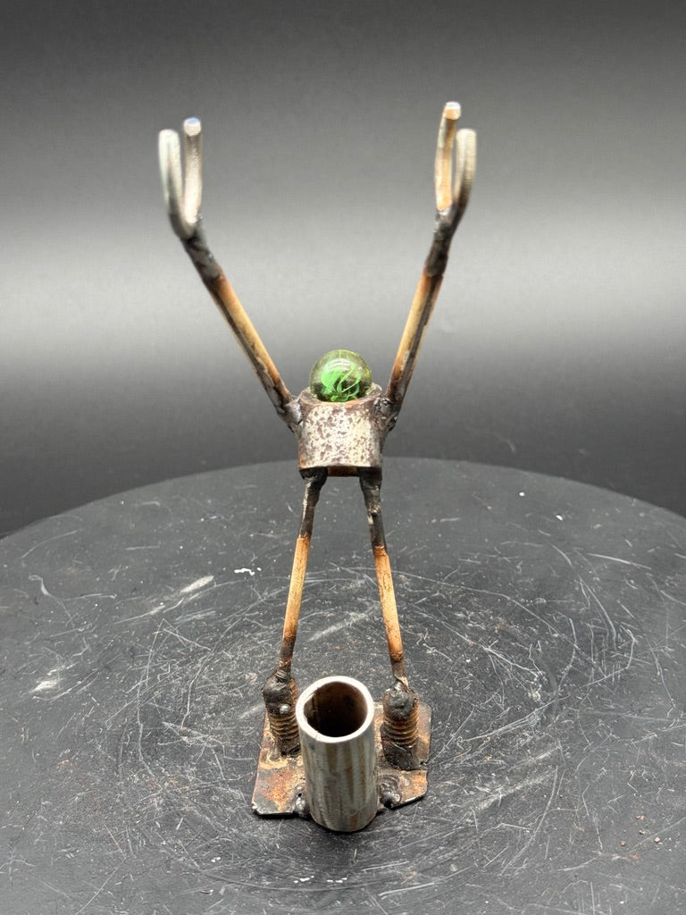 Helper Bot #73 - Original Art Object Holder