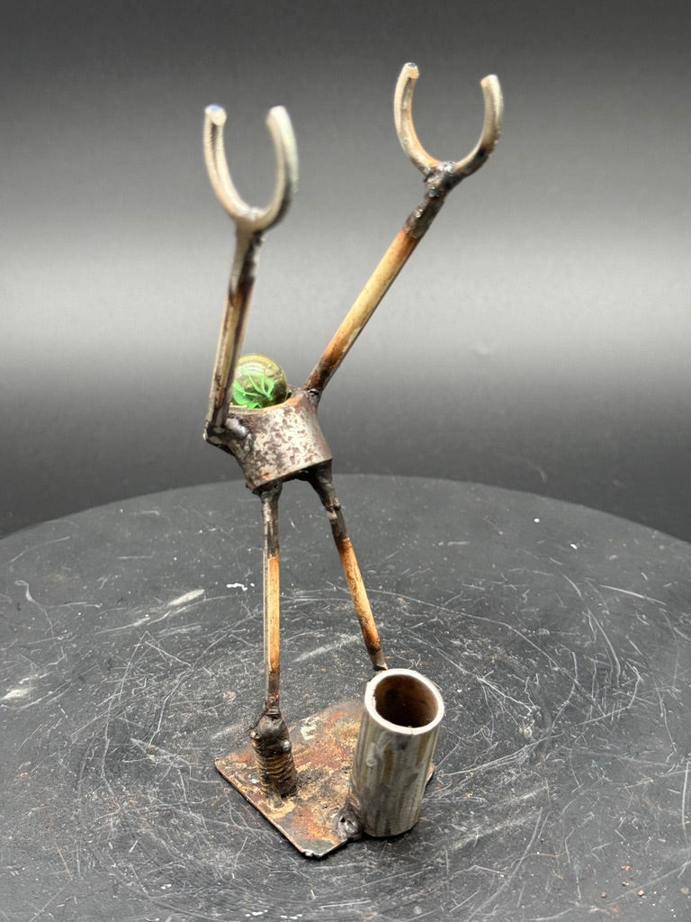 Helper Bot #73 - Original Art Object Holder