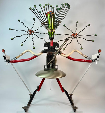 Femme Metale - Original Art Lamp and Sculptural Lighting