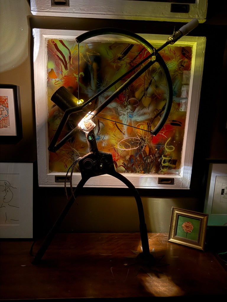 The First Draw - Original Robot Sculptural Lighting