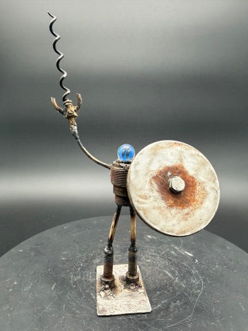 Helper Bot #260 - Original Functional Art Corkscrew