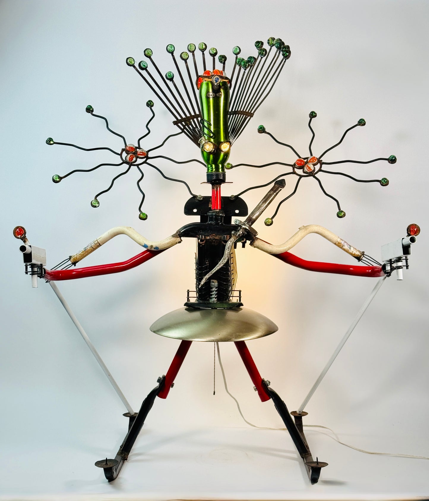 Femme Metale - Original Art Lamp and Sculptural Lighting