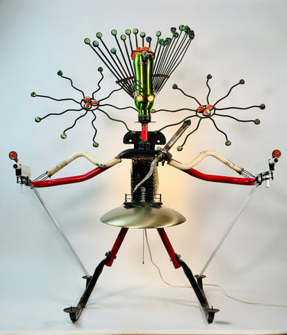 Femme Metale - Original Art Lamp and Sculptural Lighting