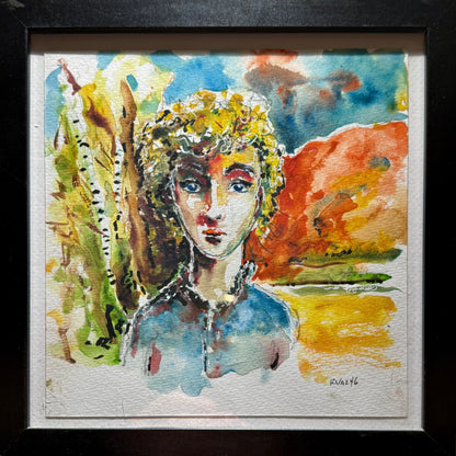 Dreaming in Open Country – Original Watercolor by Bobby Anderson