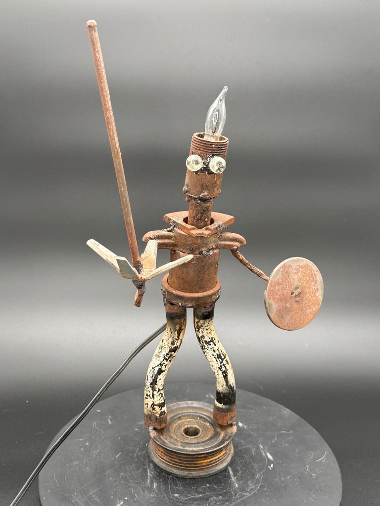 Adventurer – Original Robot Art Lamp and Sculptural Lighting