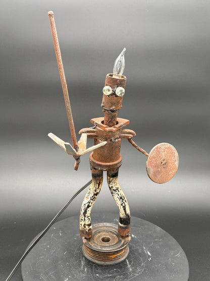 Adventurer – Original Robot Art Lamp and Sculptural Lighting