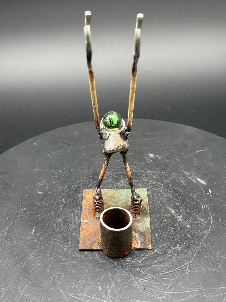 Helper Bot #129 - Original Art Object Holder