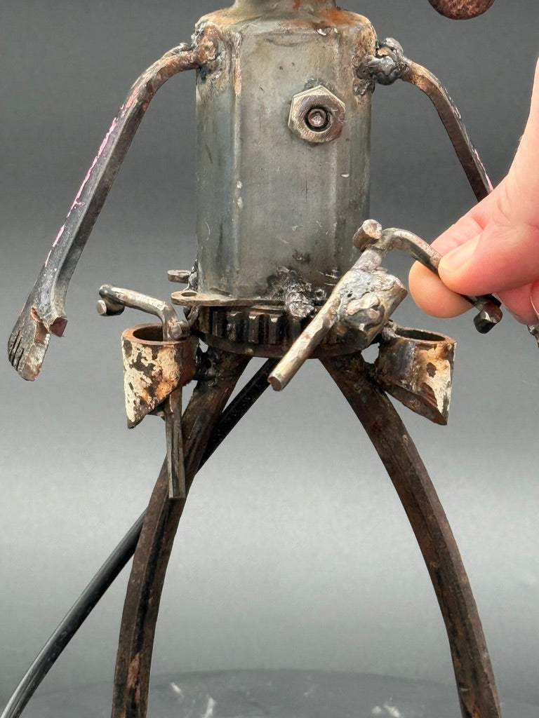 Lawman – Original Robot Art Lamp and Sculptural Lighting