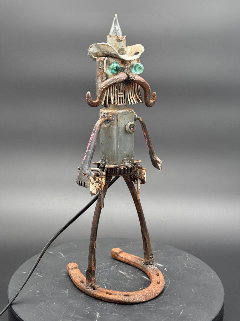 Lawman – Original Robot Art Lamp and Sculptural Lighting