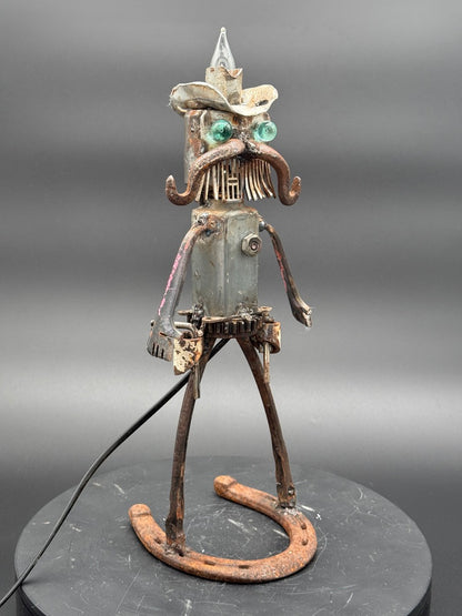 Lawman – Original Robot Art Lamp and Sculptural Lighting