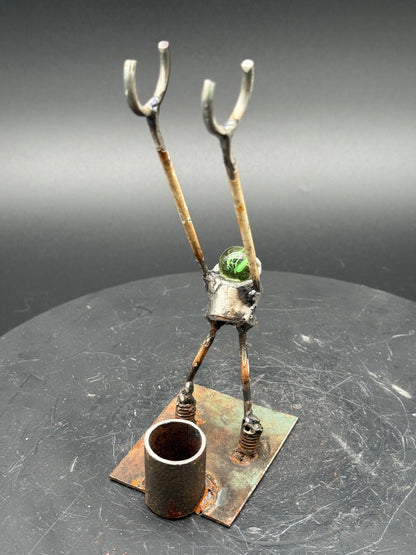 Helper Bot #129 - Original Art Object Holder