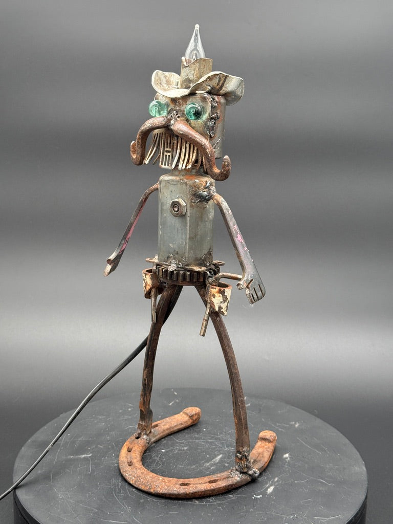 Lawman – Original Robot Art Lamp and Sculptural Lighting