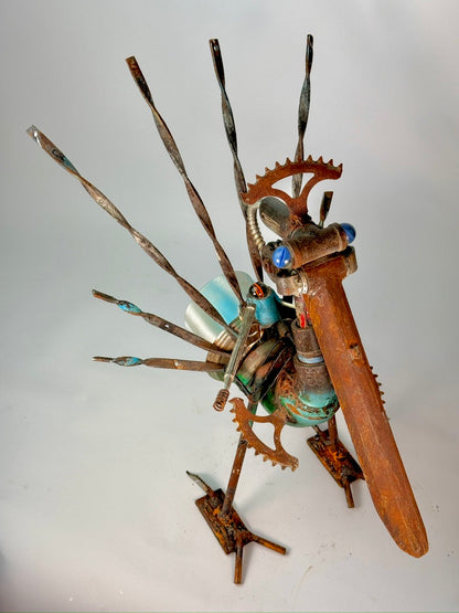 Battle Bird - Original Sculptural Lighting