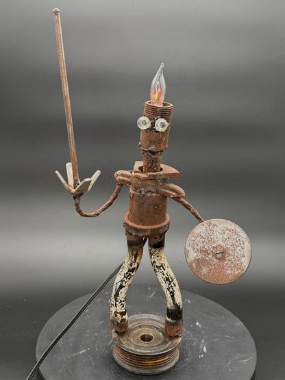 Adventurer – Original Robot Art Lamp and Sculptural Lighting