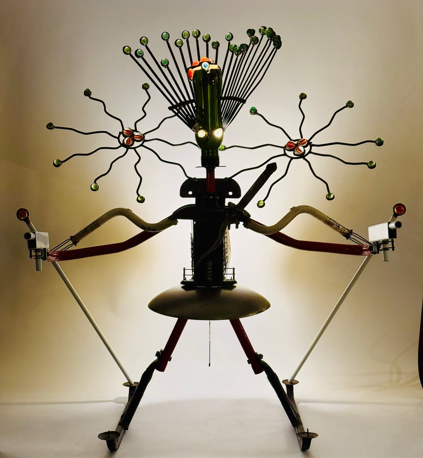 Femme Metale - Original Art Lamp and Sculptural Lighting