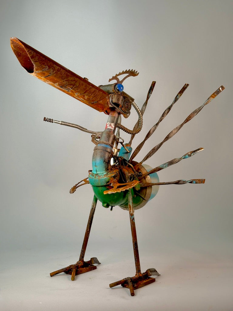 Battle Bird - Original Sculptural Lighting