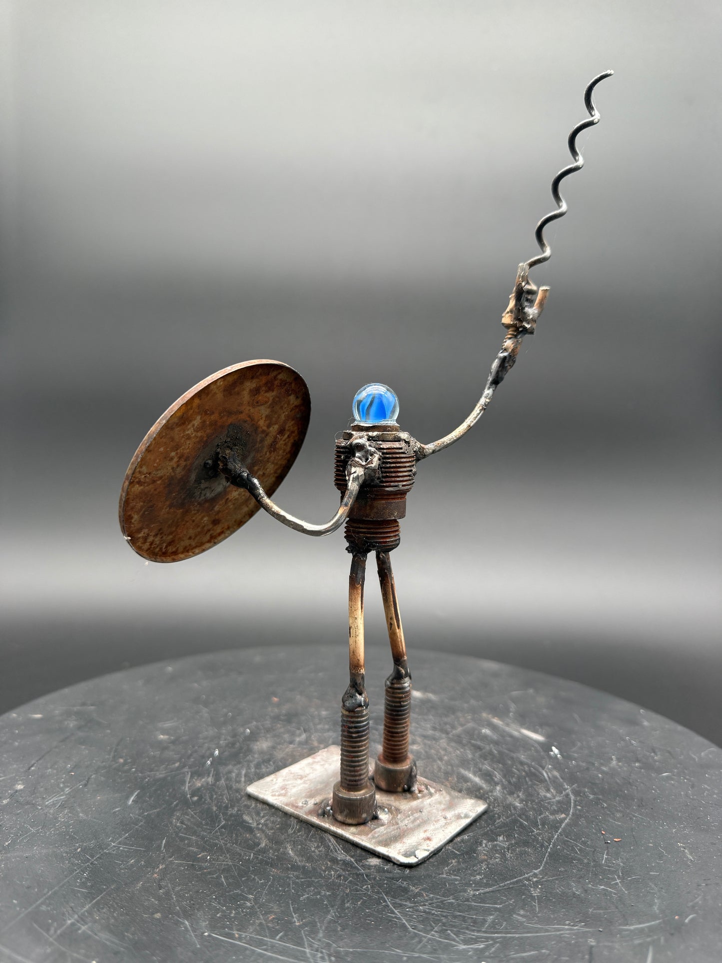Helper Bot #260 - Original Functional Art Corkscrew