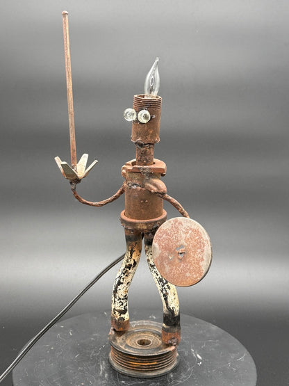 Adventurer – Original Robot Art Lamp and Sculptural Lighting