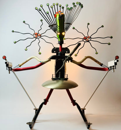 Femme Metale - Original Art Lamp and Sculptural Lighting