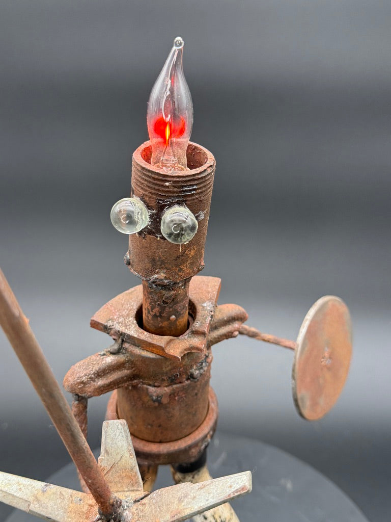 Adventurer – Original Robot Art Lamp and Sculptural Lighting