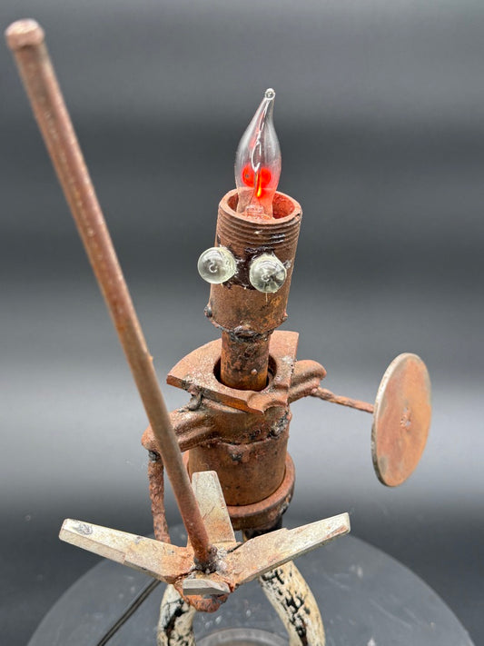 Adventurer – Original Robot Art Lamp and Sculptural Lighting