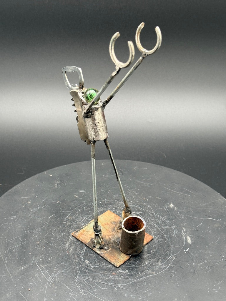 Helper Bot #160 - Original Art Object Holder