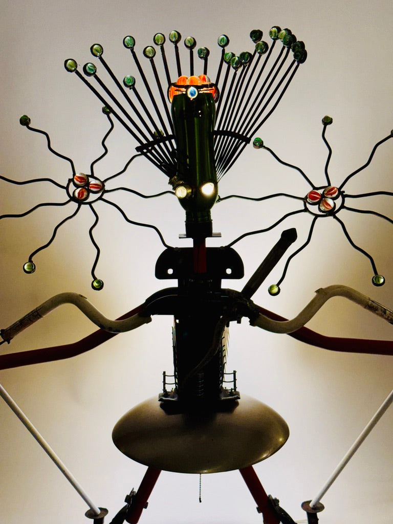 Femme Metale - Original Art Lamp and Sculptural Lighting