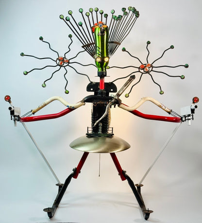 Femme Metale - Original Art Lamp and Sculptural Lighting