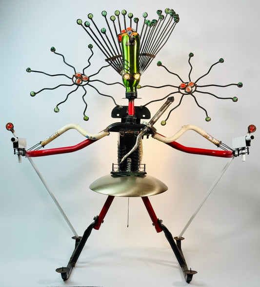 Femme Metale - Original Art Lamp and Sculptural Lighting