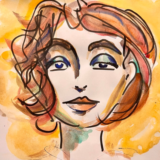 Dinner Guest 231019 (Emma) - Original Watercolor