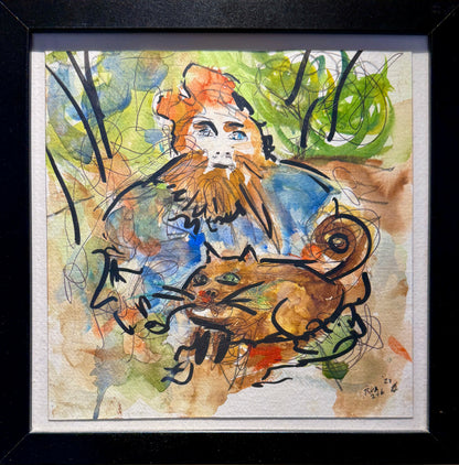 The Forest Guardian – Original Watercolor by Bobby Anderson