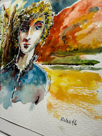 Dreaming in Open Country – Original Watercolor by Bobby Anderson