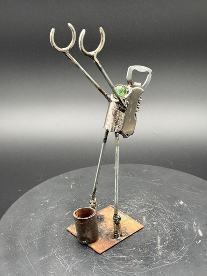 Helper Bot #160 - Original Art Object Holder