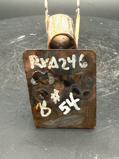 Helper Bot #54 Functional Art Sculpture, Reclaimed Metal Object Holder